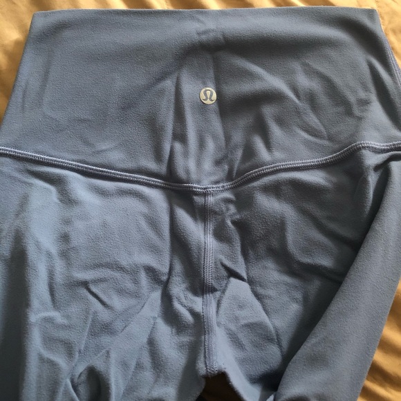 EUC Lululemon Align II 25” Blue HR Size 4 Leggings - Picture 9 of 11